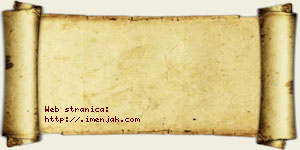 Kristina Vilimonović vizit kartica